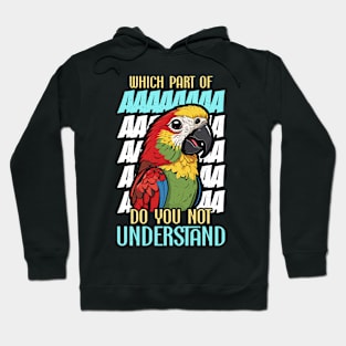 Conure Which Part Of Parrot Owner Conure Lover Hoodie